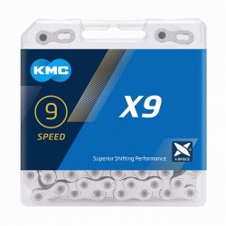 Łańcuch KMC X9 114L Grey Box